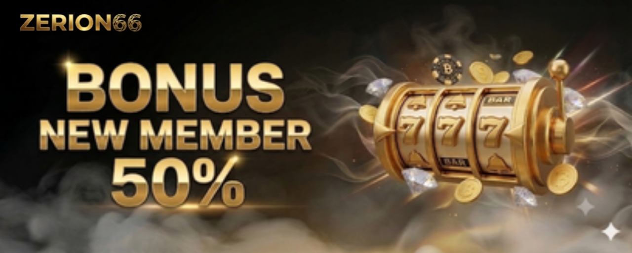 BONUS NEW MEMBER 50%