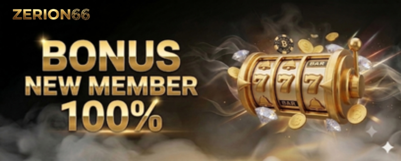 BONUS NEW MEMBER 100%